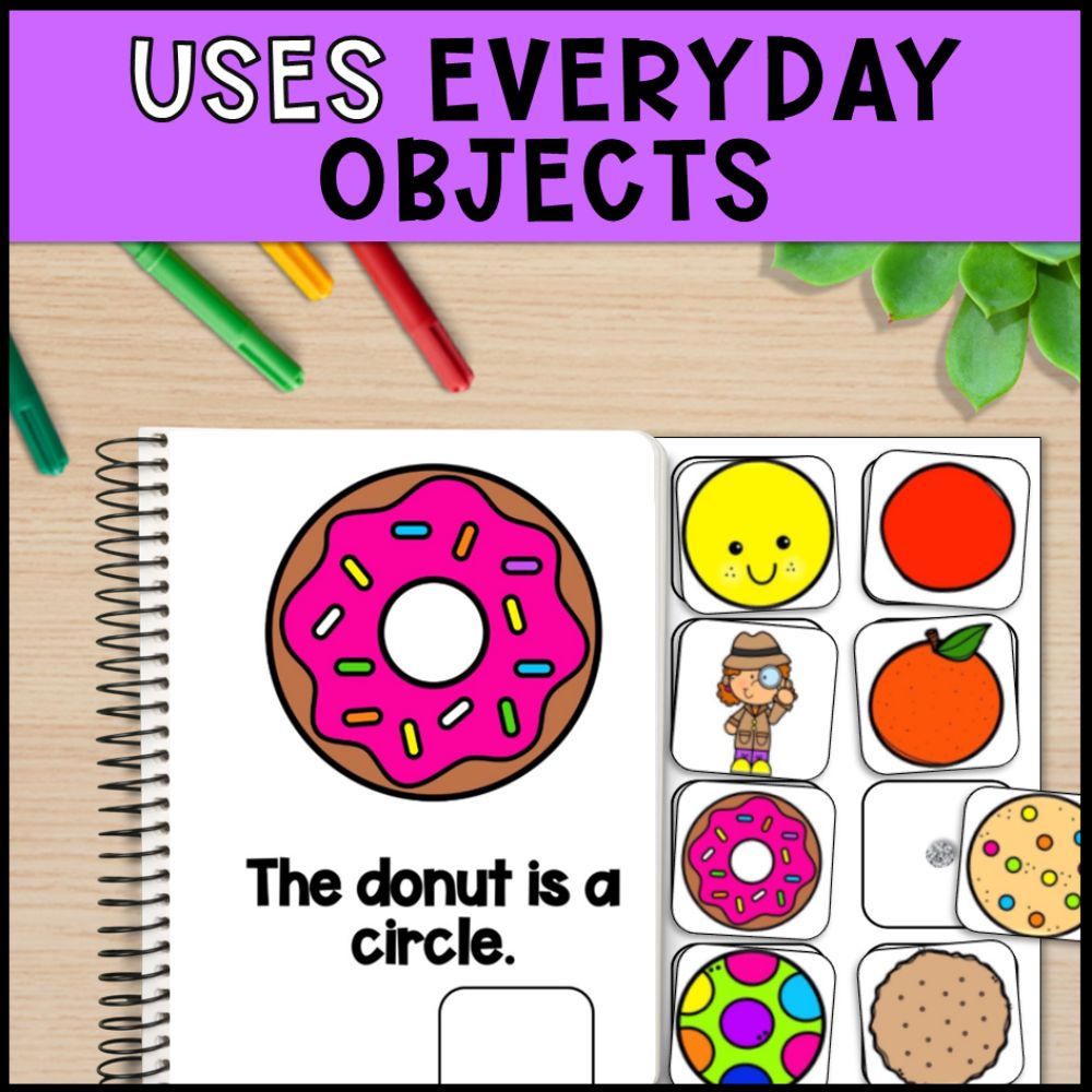2D Shapes Adapted Books - Special Education and Kindergarten