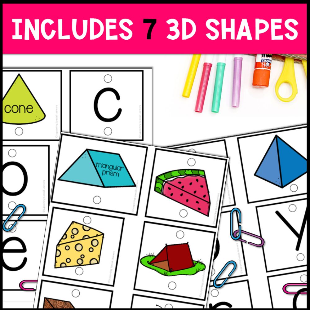 3d shapes linking chains 7 3d shapes