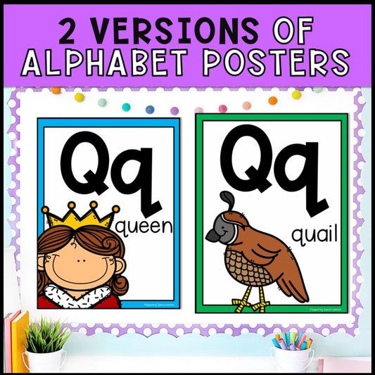 Alphabet Essentials: Posters, Workbooks and Alphabet Flashcards