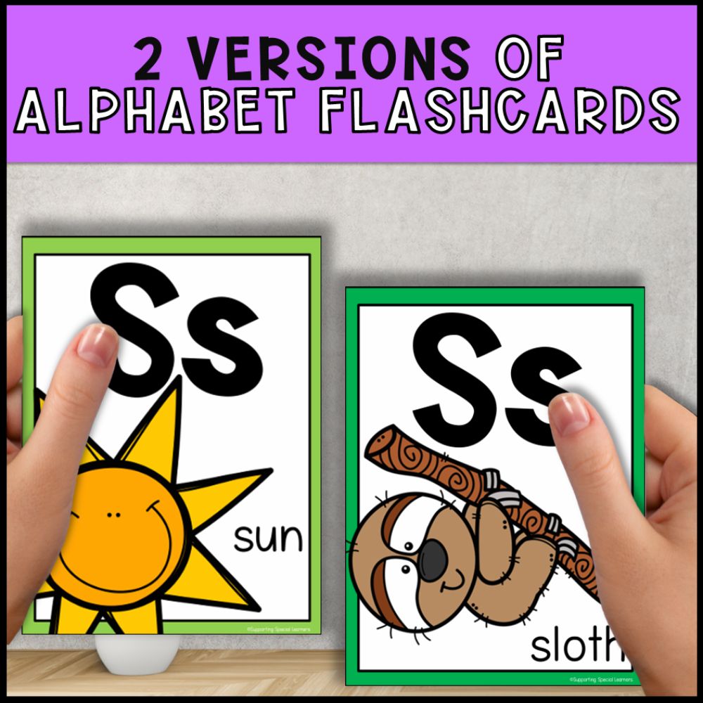 Alphabet Essentials: Posters, Workbooks and Alphabet Flashcards