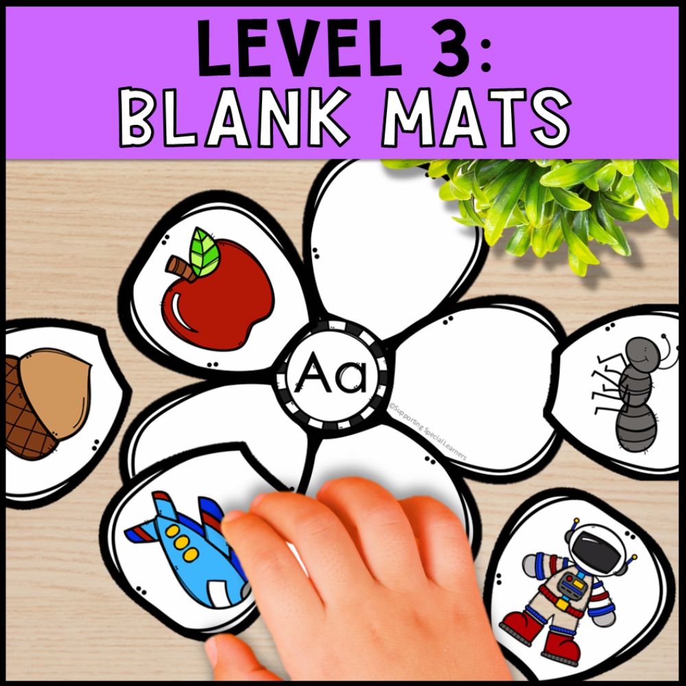 Alphabet Sorting Mats: Beginning Letter Sounds - Special Education