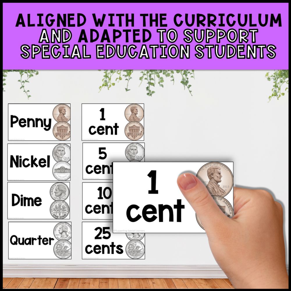 American Money Grade 1 Unit - Worksheets, Task Cards, Posters & Games