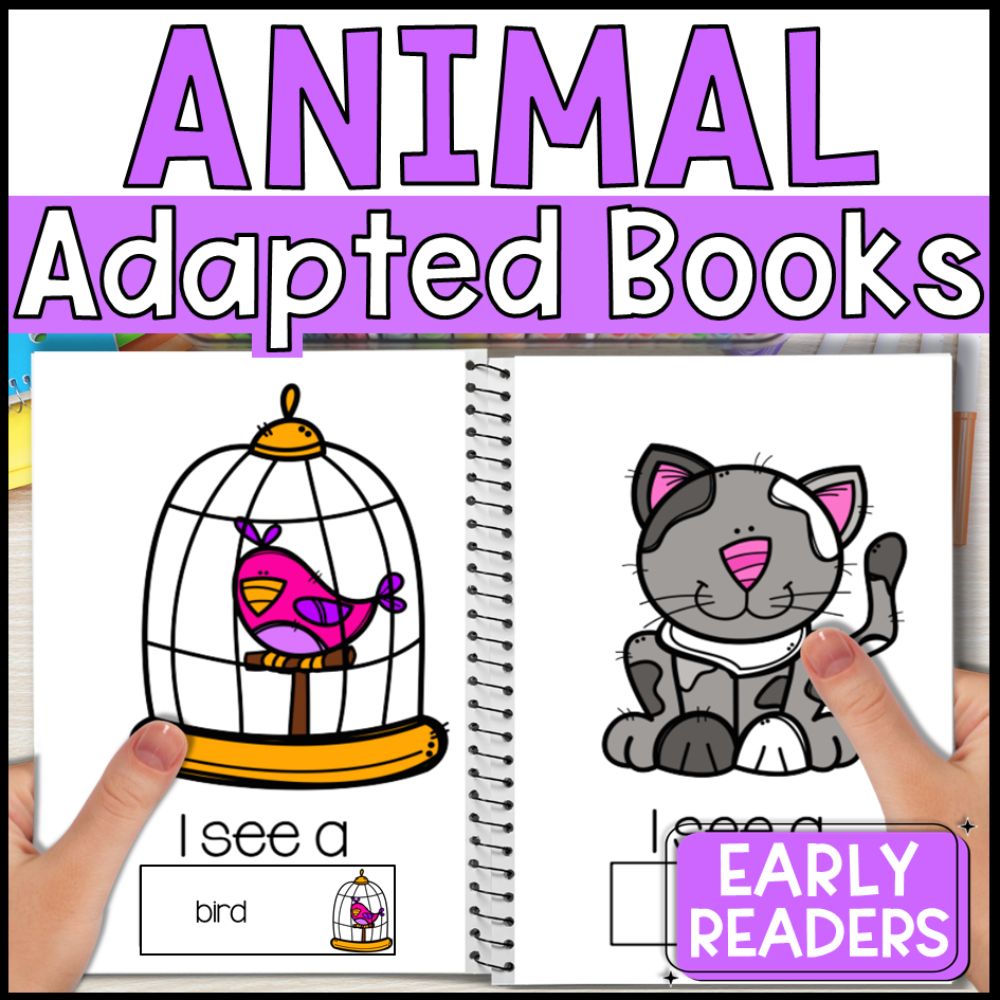 Animal Adapted Books: Early Reader - 10 Interactive Books