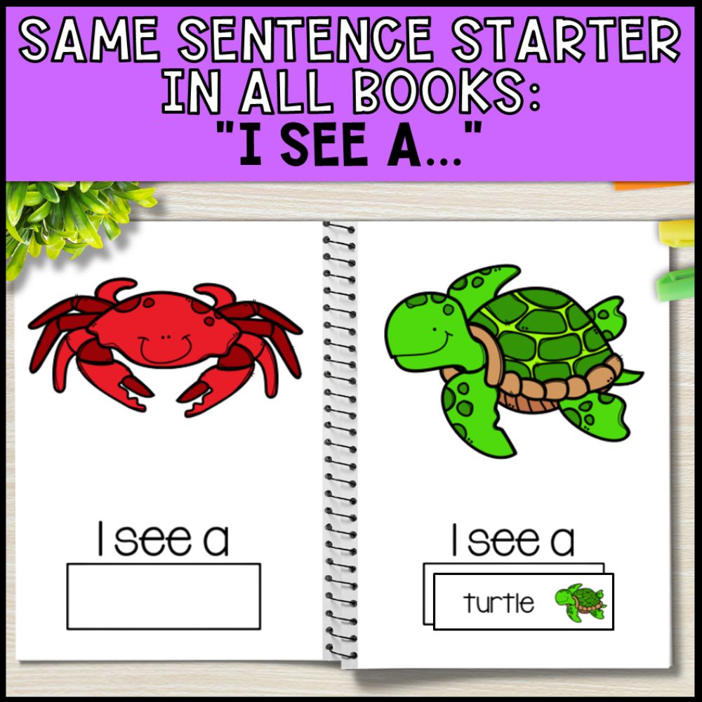 Animal Adapted Books: Early Reader - 10 Interactive Books