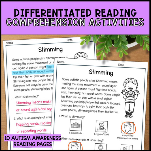 Autism Awareness Month Activities: Reading, Crafts & Bulletin Boards