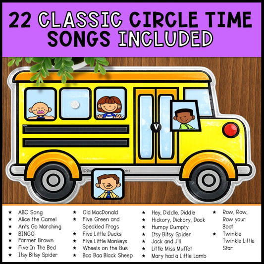 Circle Time Songs Bundle Music Activities - Special Education