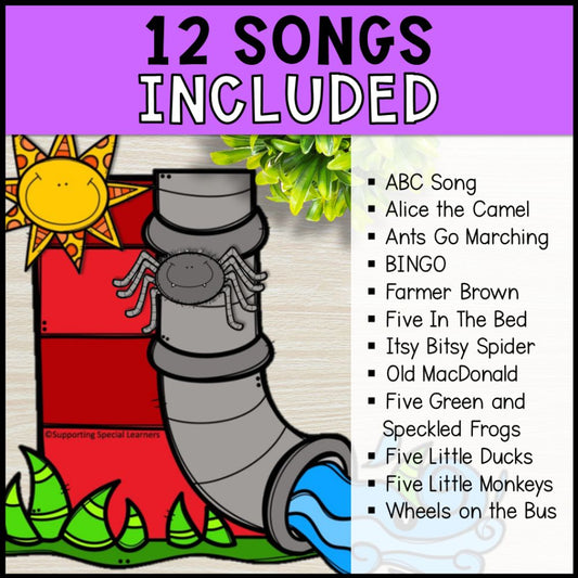 Circle Time Songs Music Activities - Special Education