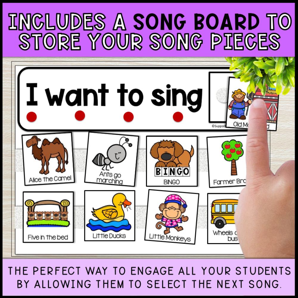 Circle Time Songs Music Activities - Special Education