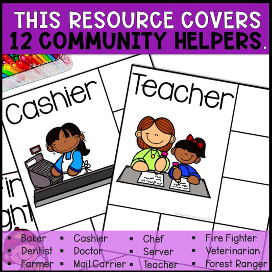 community helpers sorting activities 12 community helpers