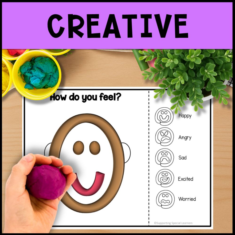 Playdough Mats - Letters, Shapes, Numbers, Emotions and More