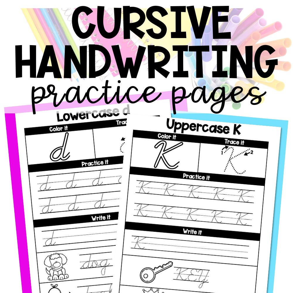 cursive-handwriting-practice-pages-letters-words for Free Printable Cursive Practice Pages Cursive Handwriting Practice Pages: Letters & Words for Free Printable Cursive Practice Pages