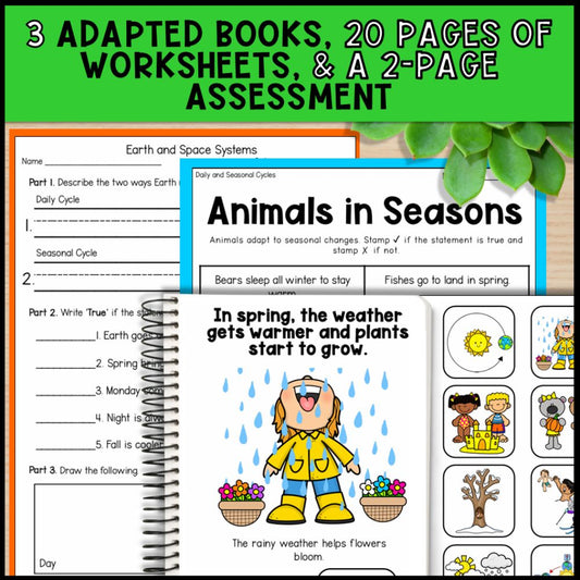 Daily & Seasonal Changes Grade 1 Adapted Science - Special Education