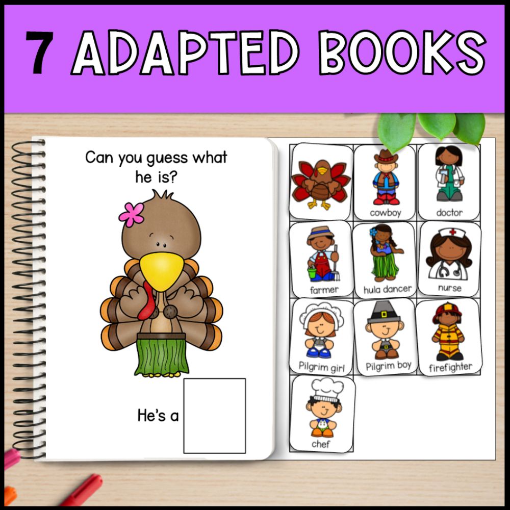 disguise it holiday bundle - 7 adapted books task cards and more