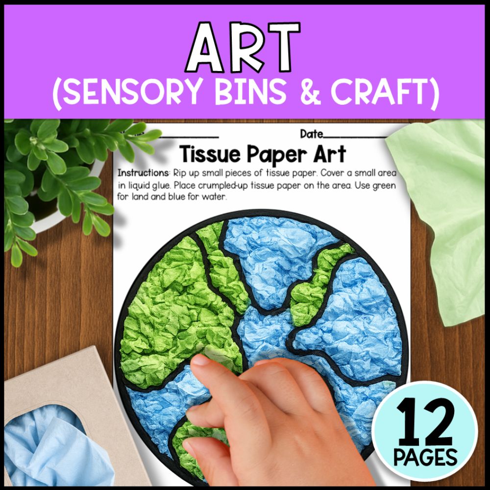 Earth Day Math, Literacy & Art Activities: Special Education