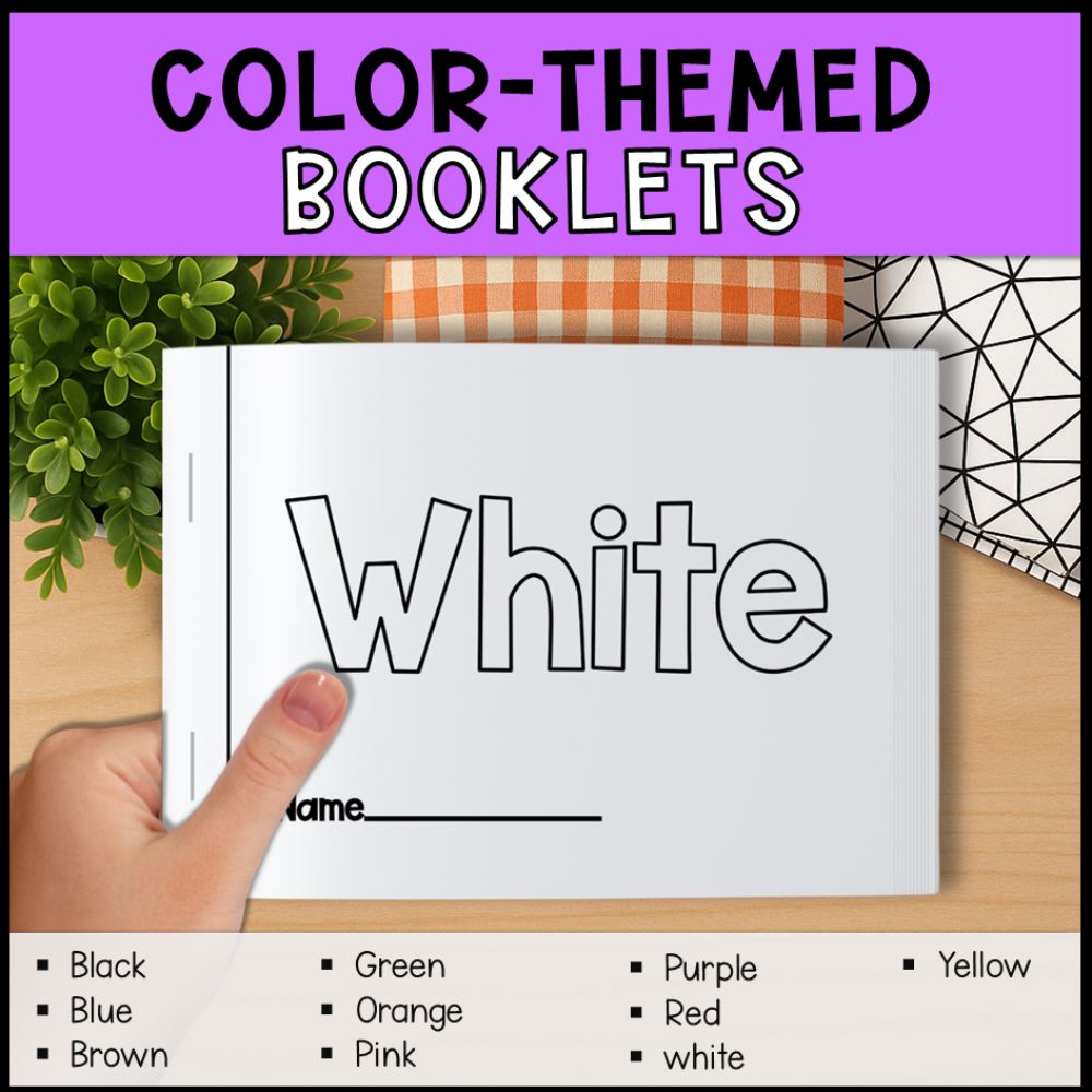 Emergent Readers 10 Color Booklets for Beginning Readers
