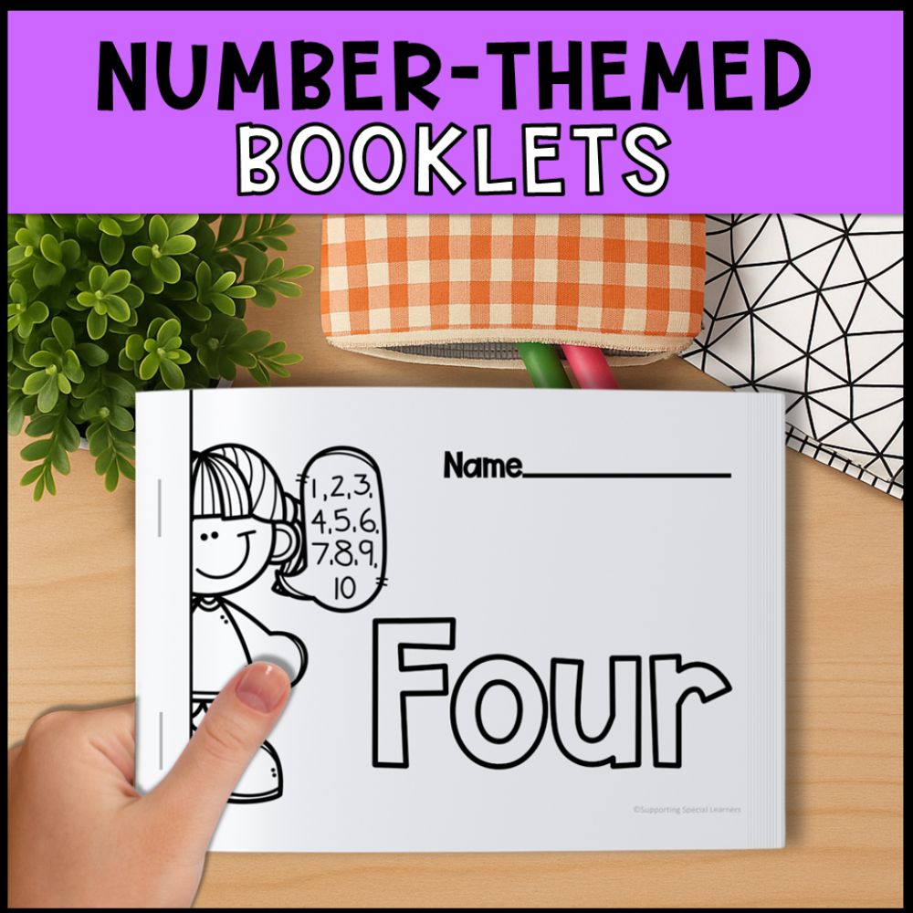 Emergent Readers 12 Number Booklets for Beginning Readers