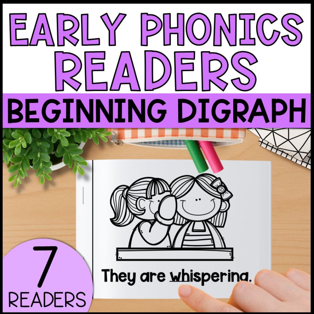 Emergent Readers 7 Beginning Digraphs for Beginning Readers