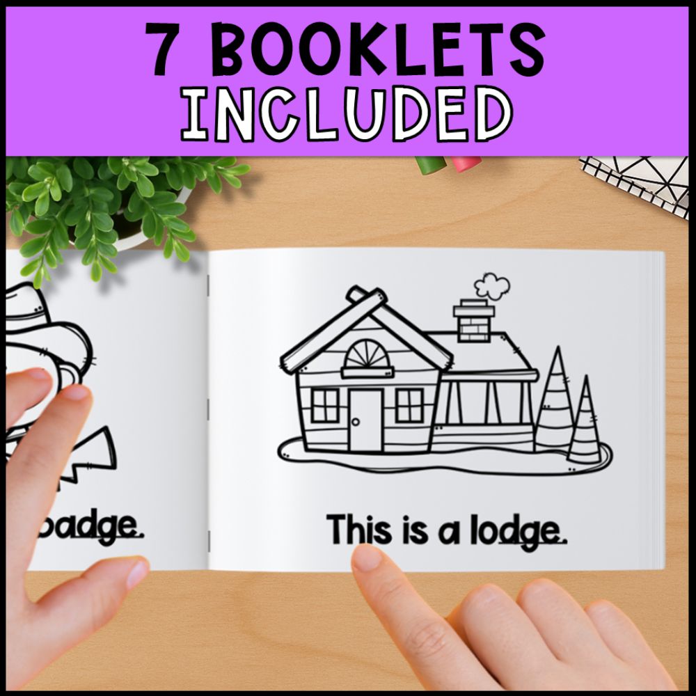 Emergent Readers 7 Ending Digraphs for Beginning Readers