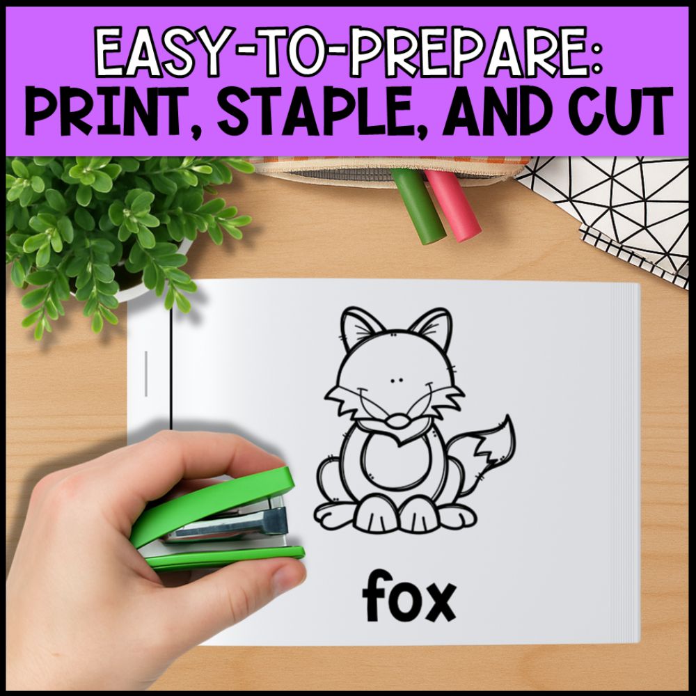 Emergent Readers 5 Short Vowel Readers (Single Sight Word)
