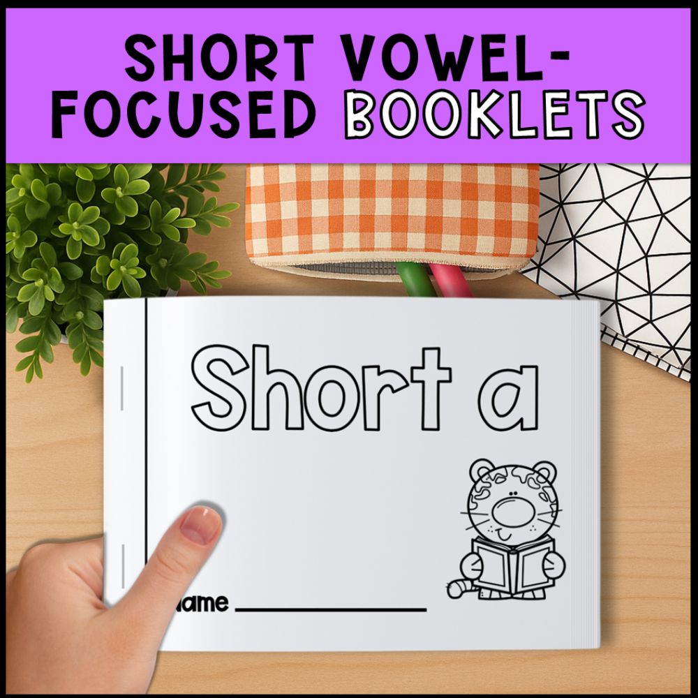 Emergent Readers 5 Short Vowel Readers (Single Sight Word)