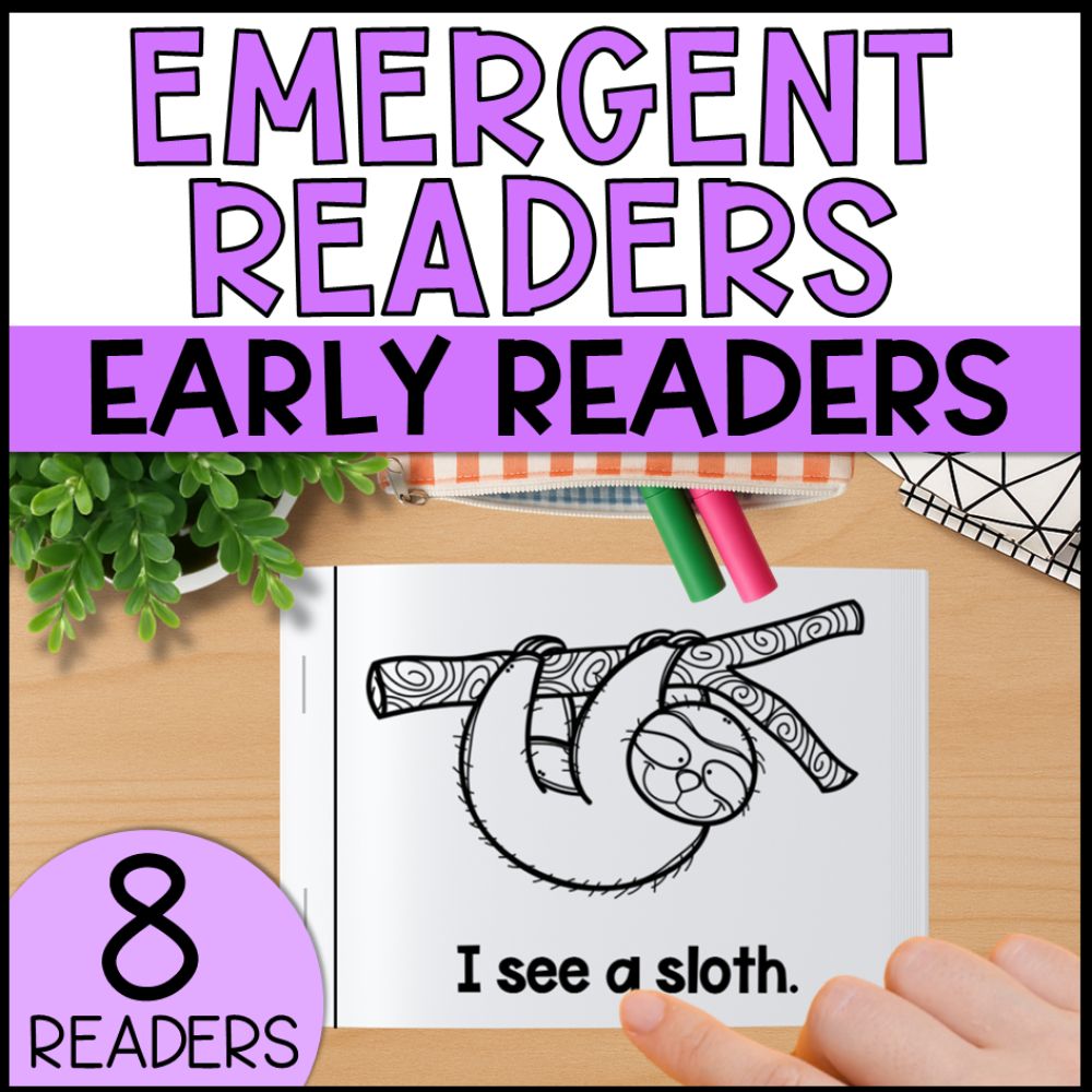 Emergent Readers 8 Early Readers for Beginning Readers