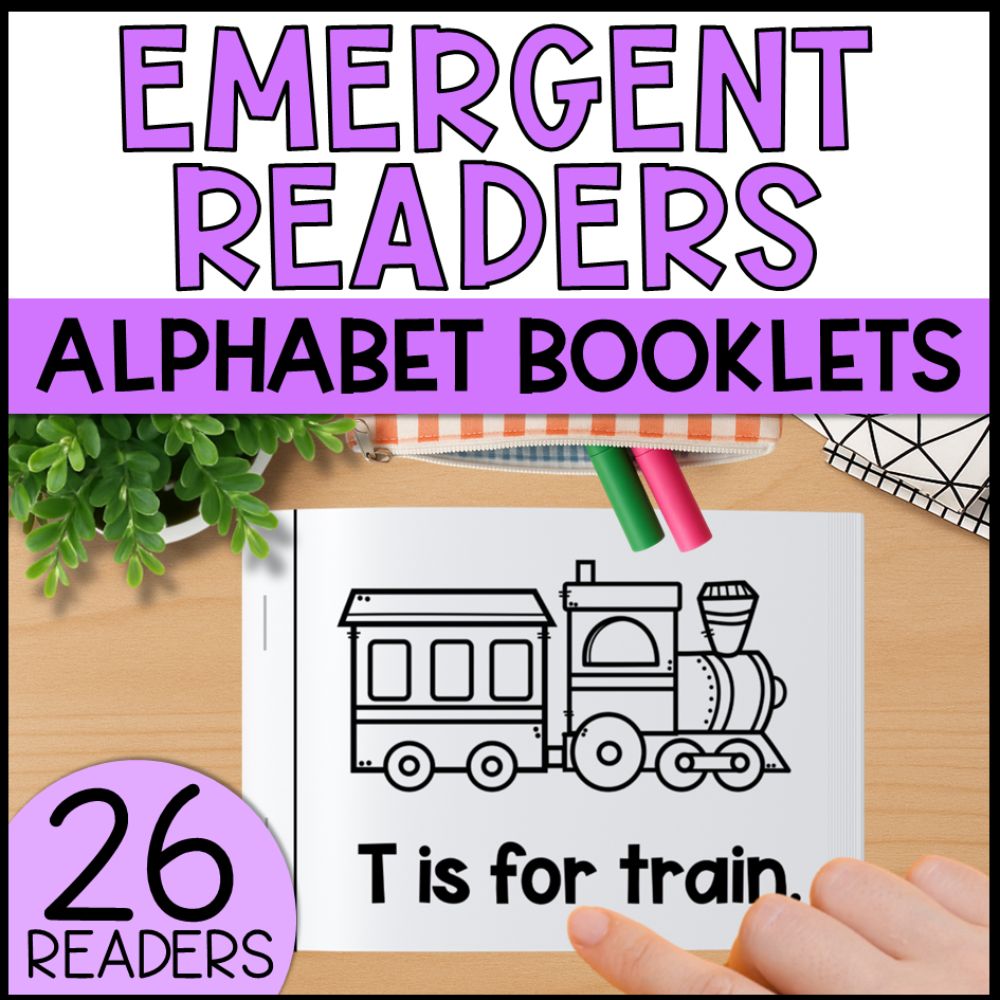 Emergent Readers 26 Alphabet Booklets for Beginning Readers