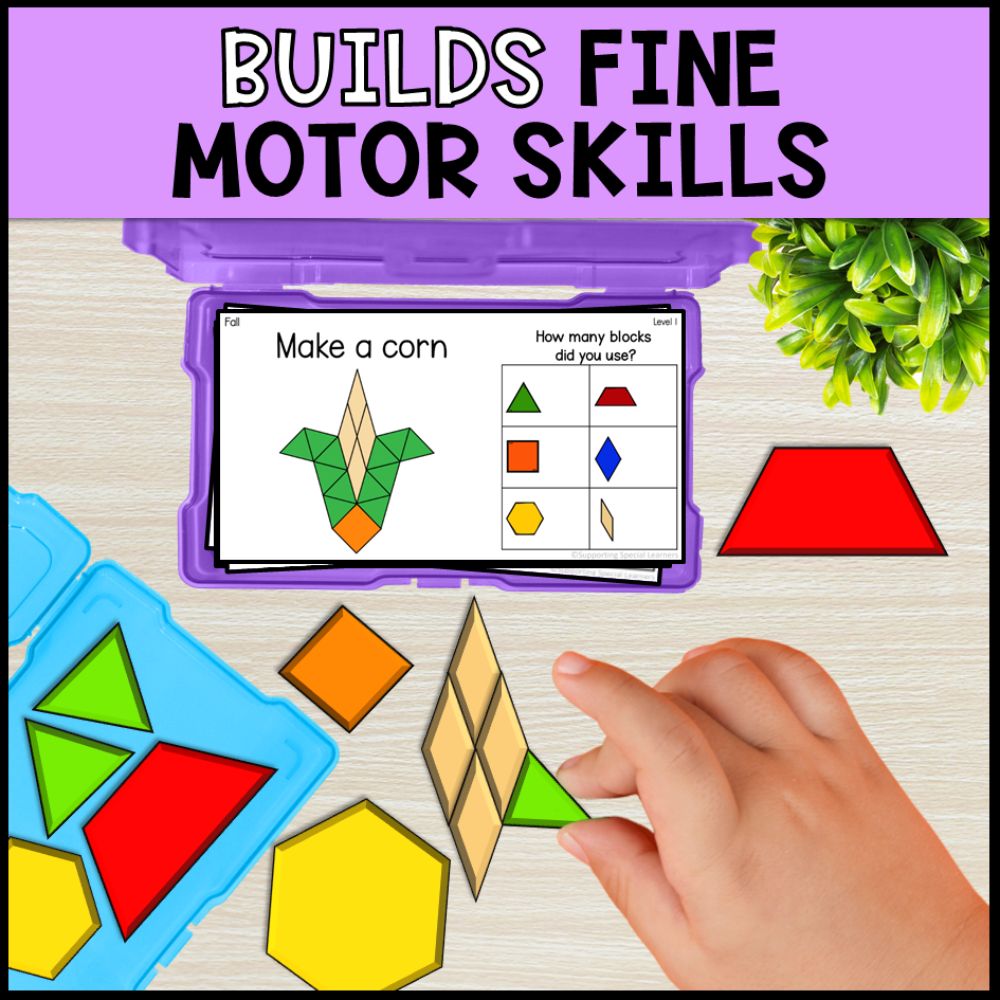 Fall Themed Centers Bundle - Fine Motor Activities & Worksheets