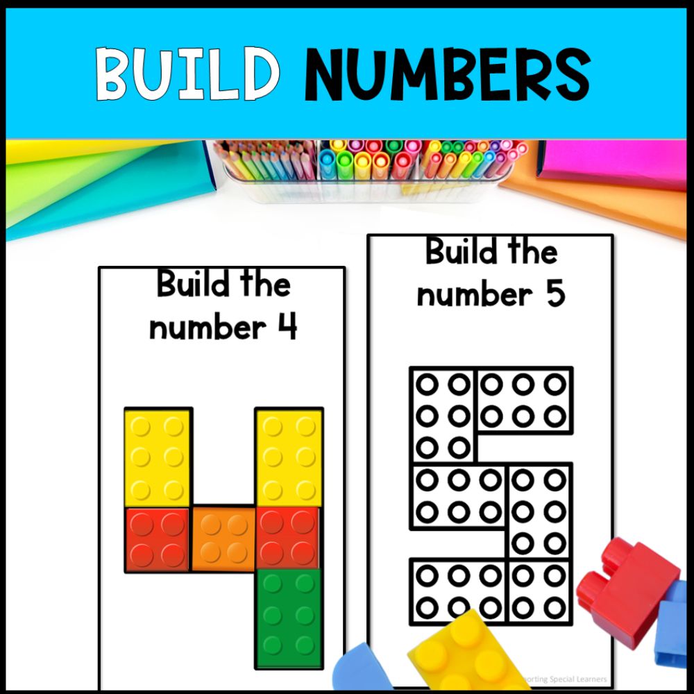 fine motor activity building blocks numbers