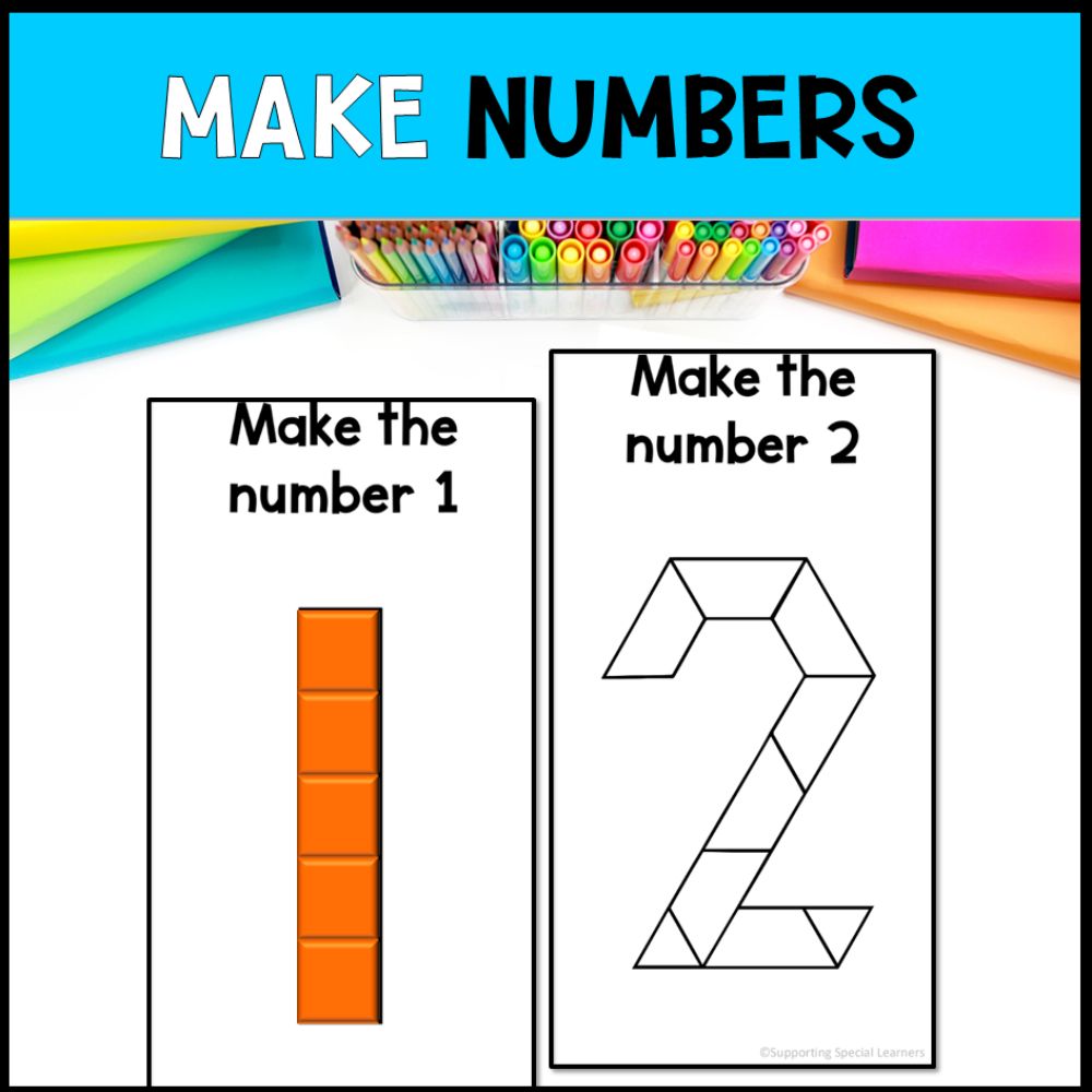 fine motor activity patterning blocks numbers
