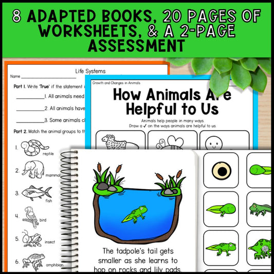 Life Cycles of Animals Grade 2 Adapted Science Units