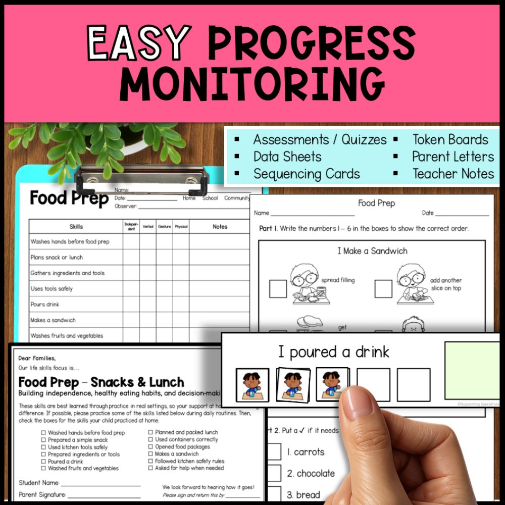 Life Skills Nutrition and Mealtime Skills - Food Prep