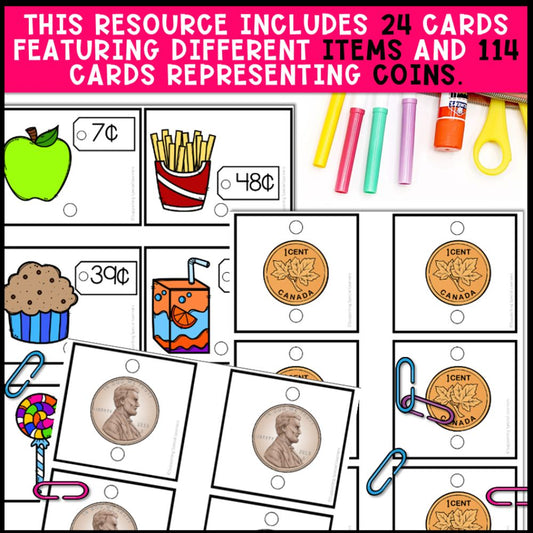 money linking chains 24 cards for items and 114 cards for coins