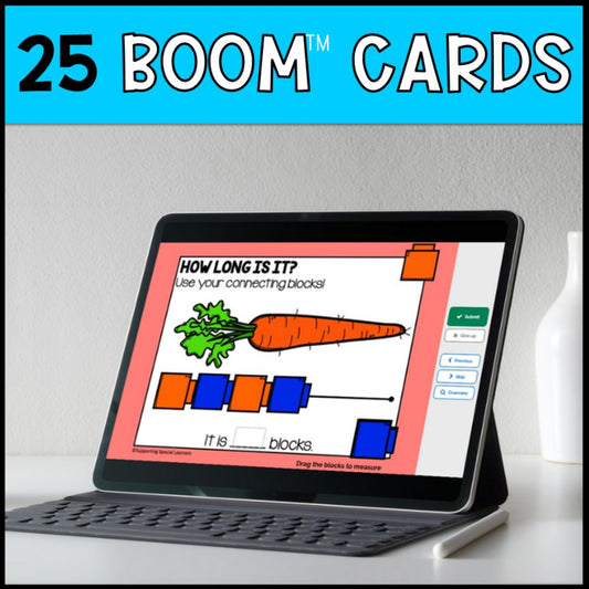 Non-Standard Measurement Activities: 25 Boom Cards