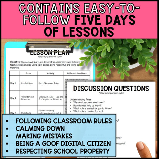 Social Skills Curriculum - School & Behavior Expectations