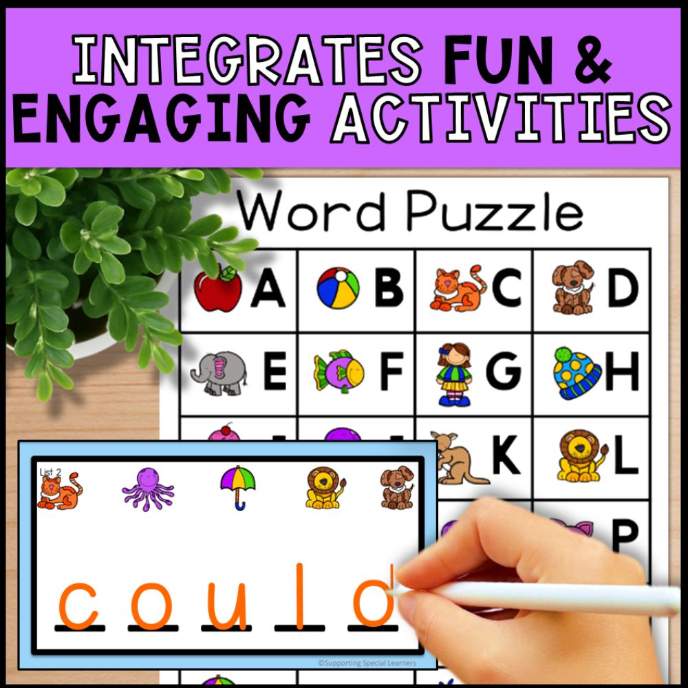 Sight Word Activities - 900 Task Cards