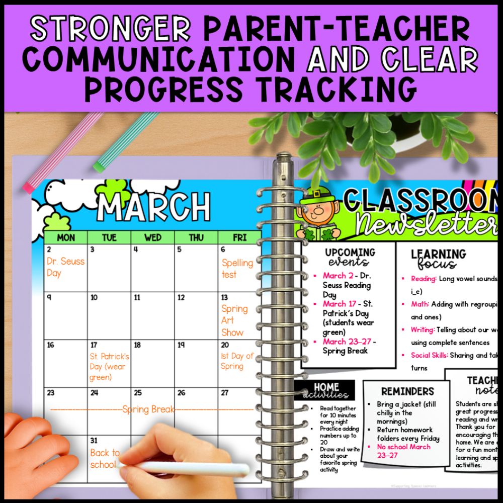 Special Education Teacher Kit - Data Sheets Template