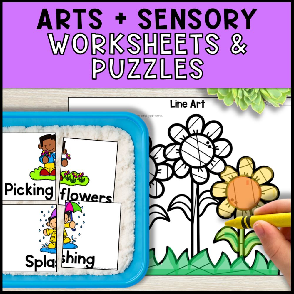 Spring Math and Literacy Centers - Kindergarten & Special Education
