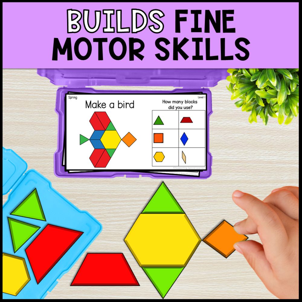 Spring Themed Centers Bundle - Fine Motor Activities & Worksheets