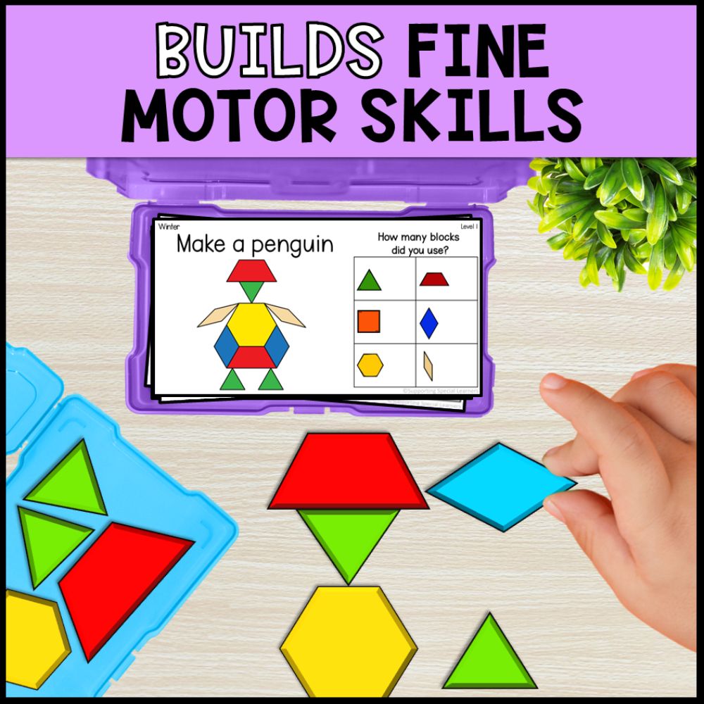 Winter Themed Centers Bundle - Fine Motor Activities & Worksheets