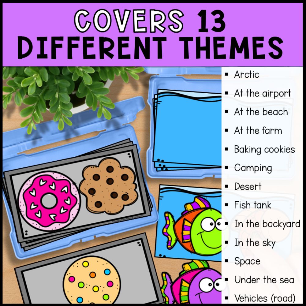 13 Themes Errorless Learning Task Boxes - Special Education