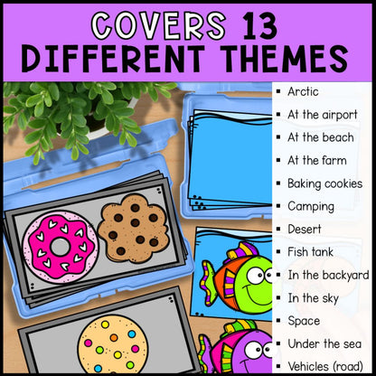 13 Themes Errorless Learning Task Boxes - Special Education