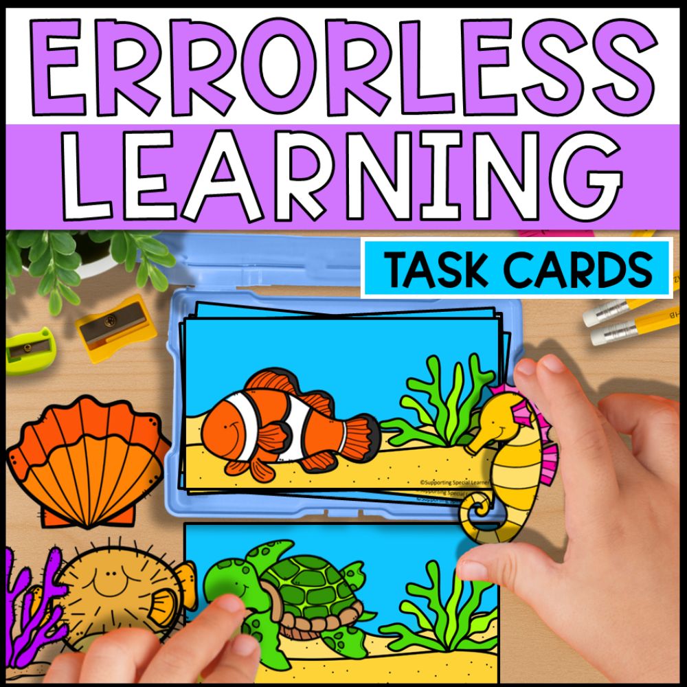 13 Themes Errorless Learning Task Boxes - Special Education