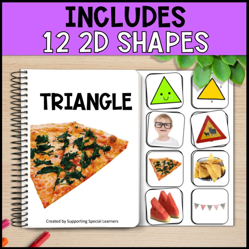 2d shapes adapted books using real pictures 12 2d shapes