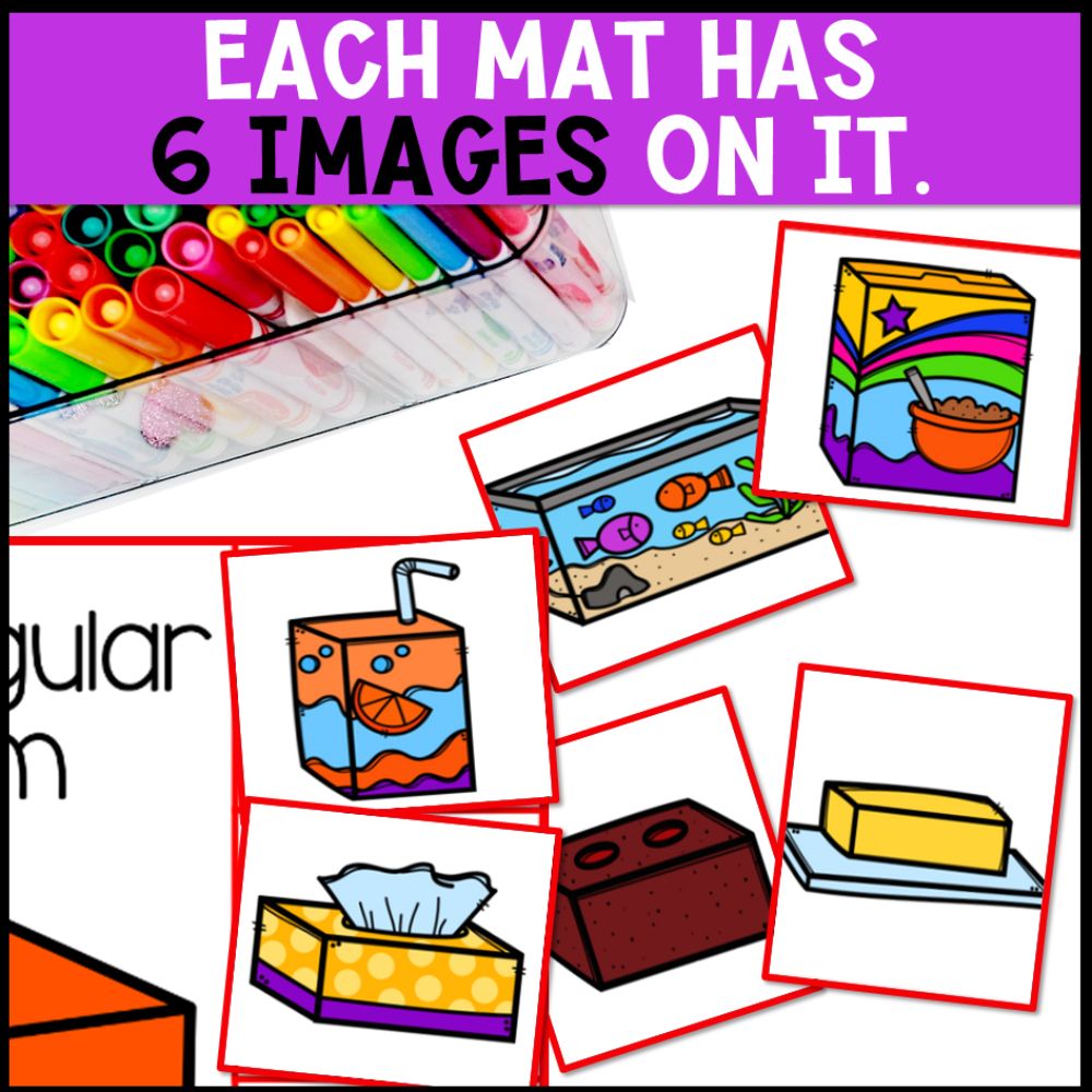 3D Shapes Sorting Activities - Sorting Mats