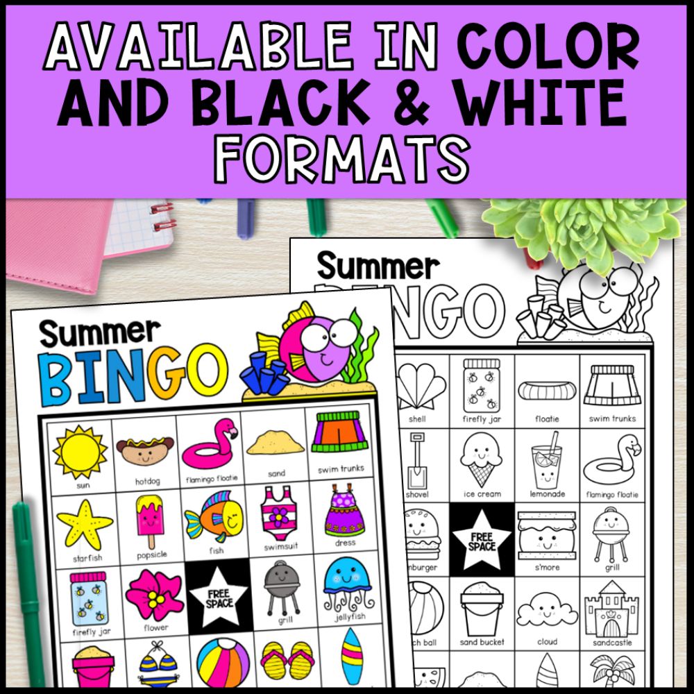 4 Seasons Bingo Bundle No Prep - Special Education