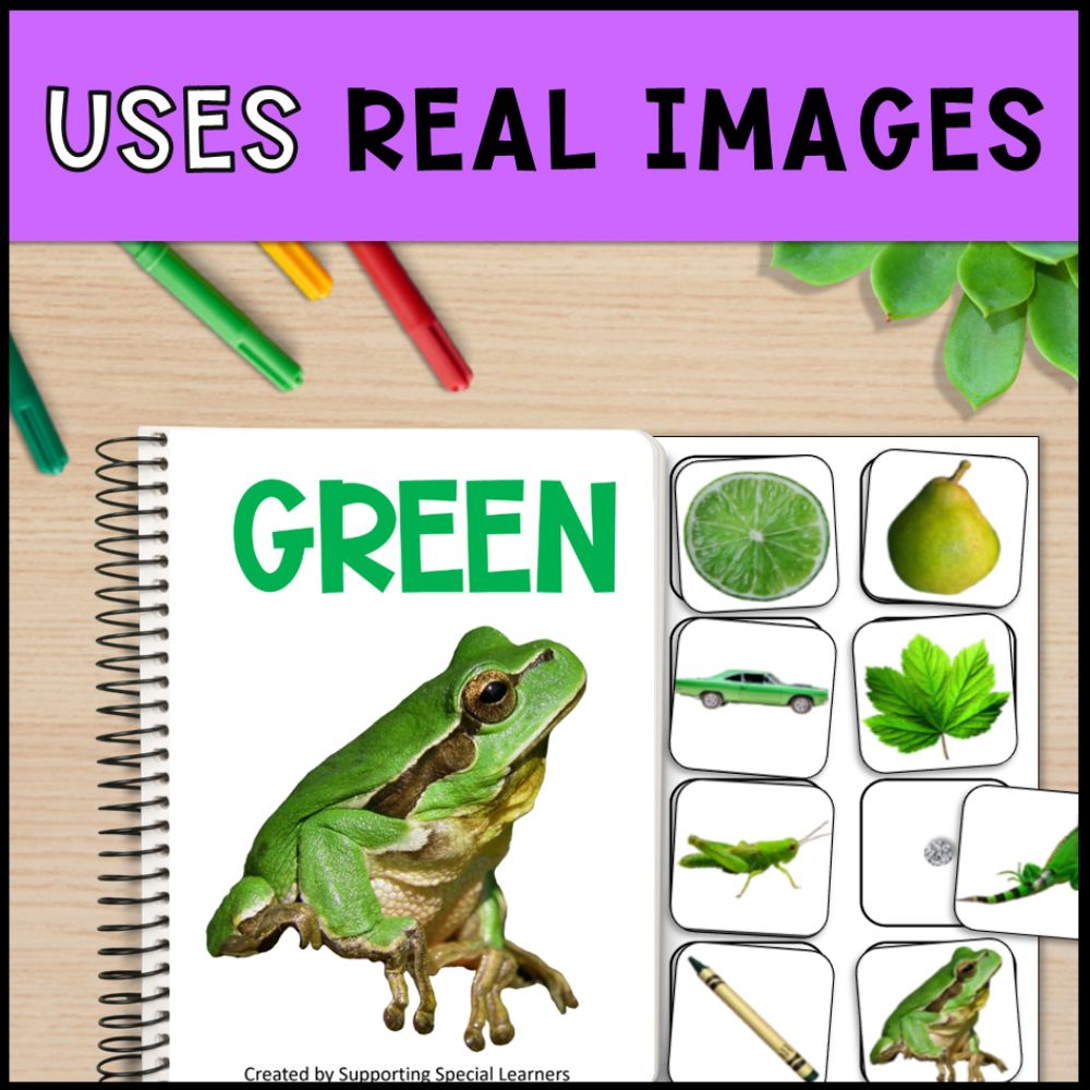 adapted books special education bundle with real photos