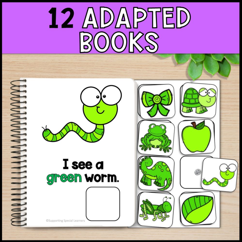 Adapted Color Books - Practice Colors and Build Vocabulary