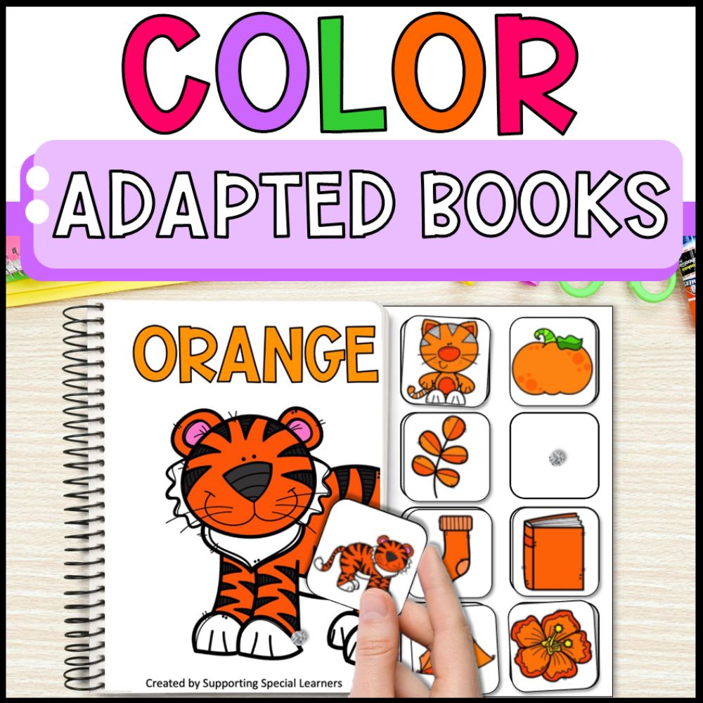 Adapted Color Books - Practice Colors and Build Vocabulary