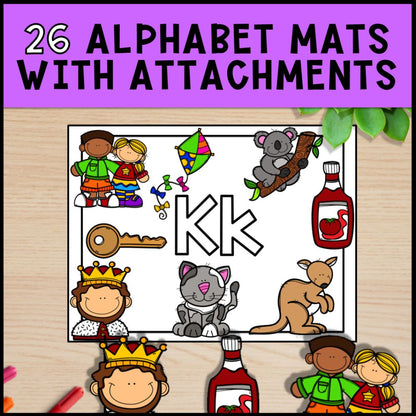 Alphabet Adapted Books, Sensory Bin, Sorting Mats and Posters