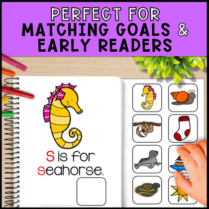 Alphabet Adapted Books, Sensory Bin, Sorting Mats and Posters